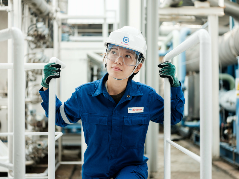 Woman working